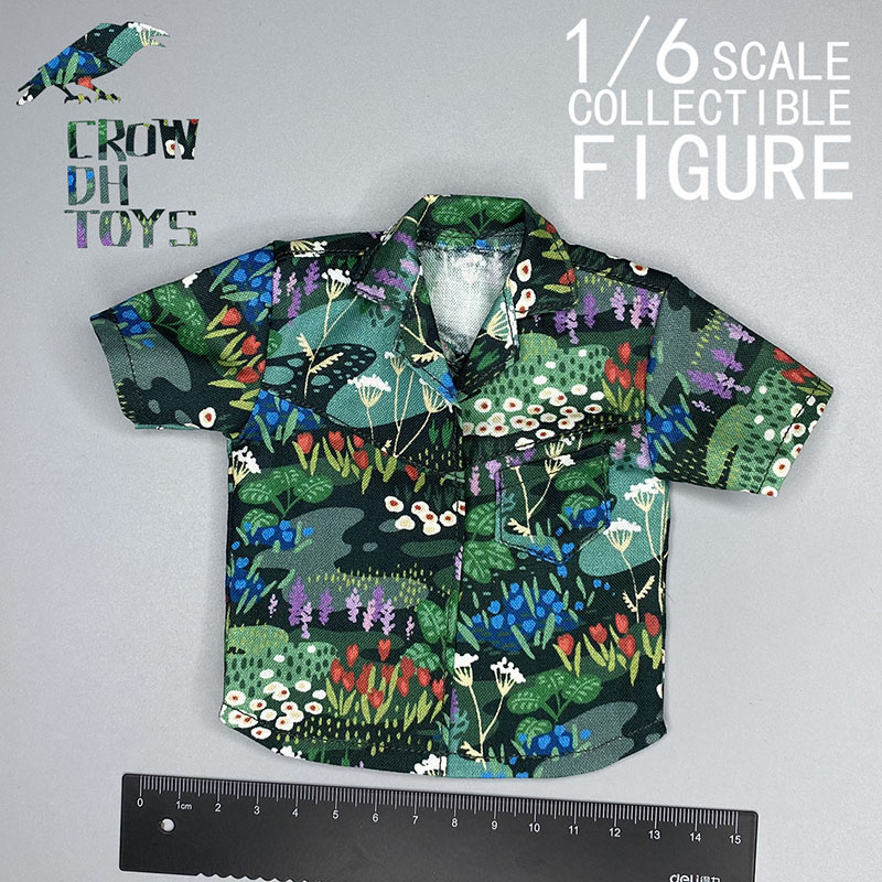 Good Floral & Wedding Decor Supply - 1/6 Men Soldier T-Shirt Harajuku Hawaiian