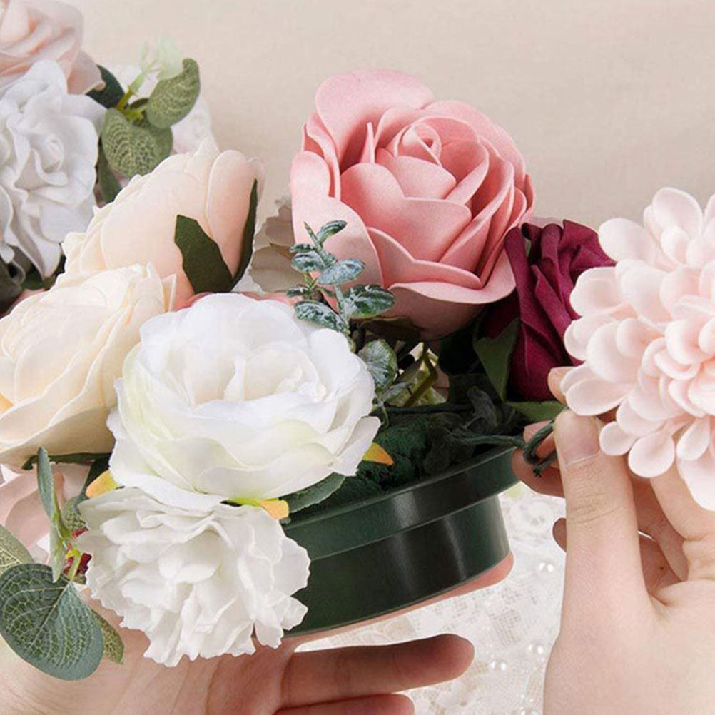 Wedding Water Supply - 2Pcs Round Floral Mud Floral Arrangement
