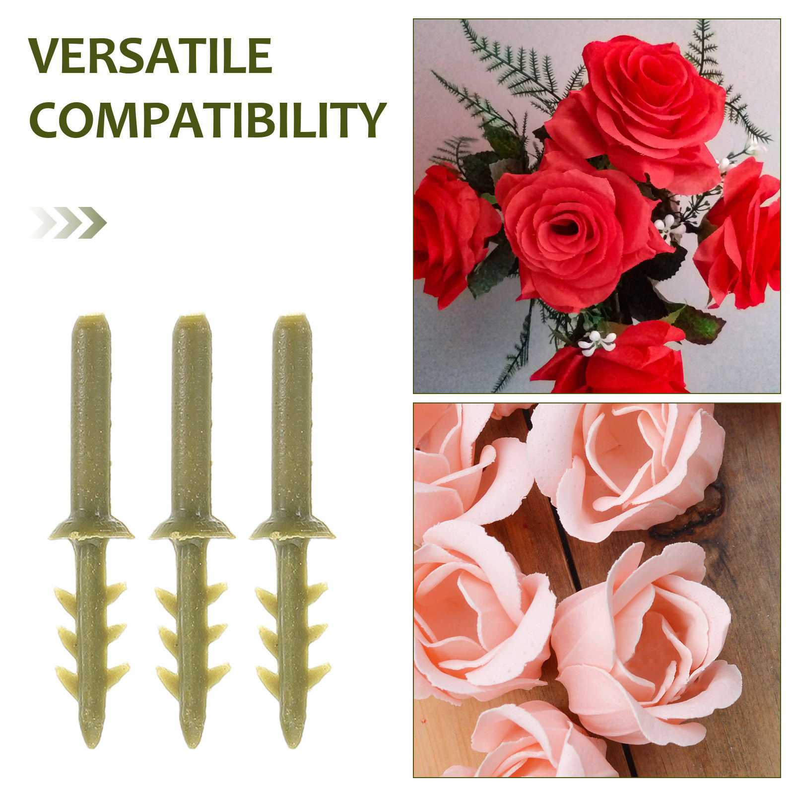 50Pcs Artificial Flower Bases  - Wedding Decoration Supply 评论和价格