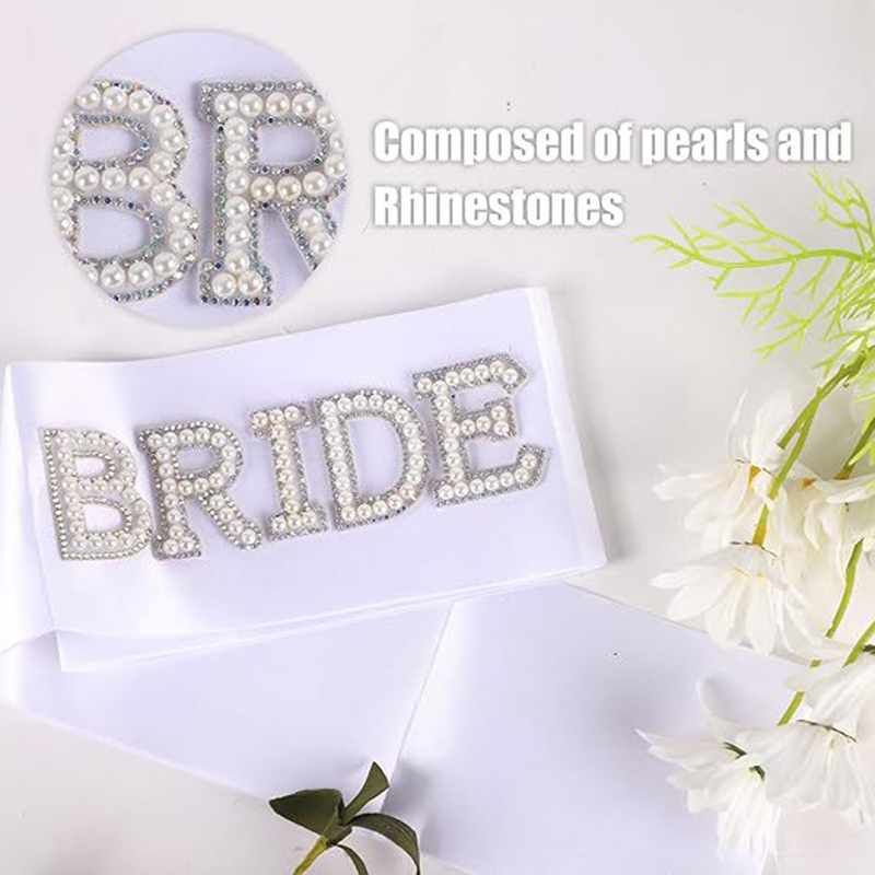 1pc 2025 Bride To Be Shoulder  - Wedding Water Supply 评论和价格