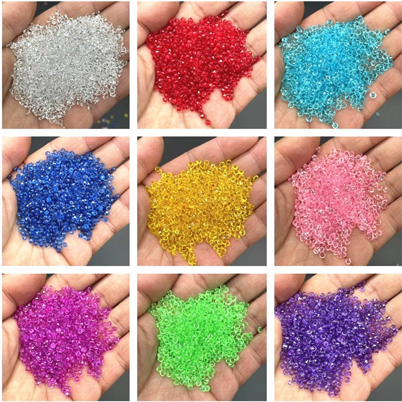 3000pcs Mini Crystal Faux Diam - Wedding Decoration Supply 评论和价格