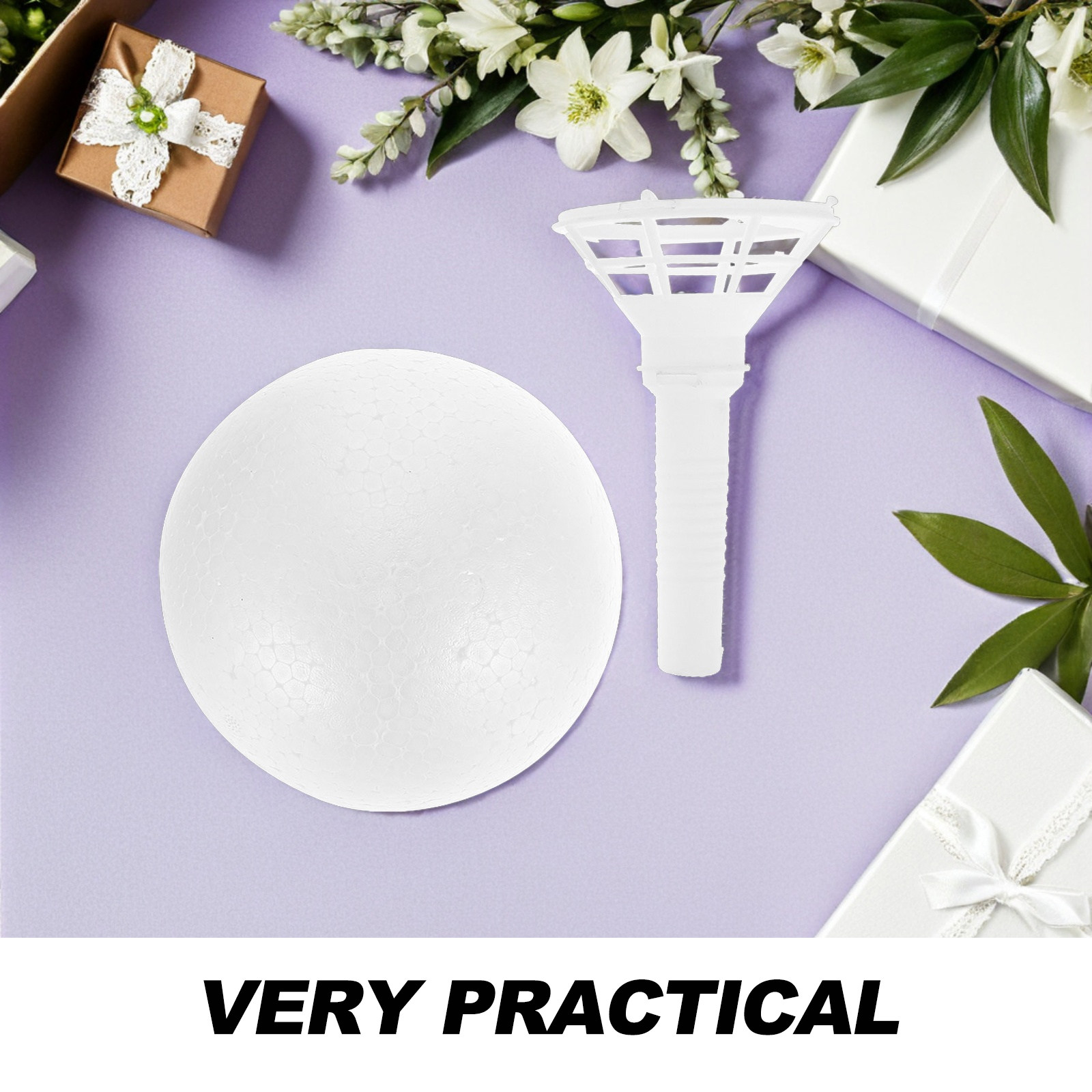 1Set Foam Bouquet Holder Brida - Wedding Decoration Supply 评论和价格