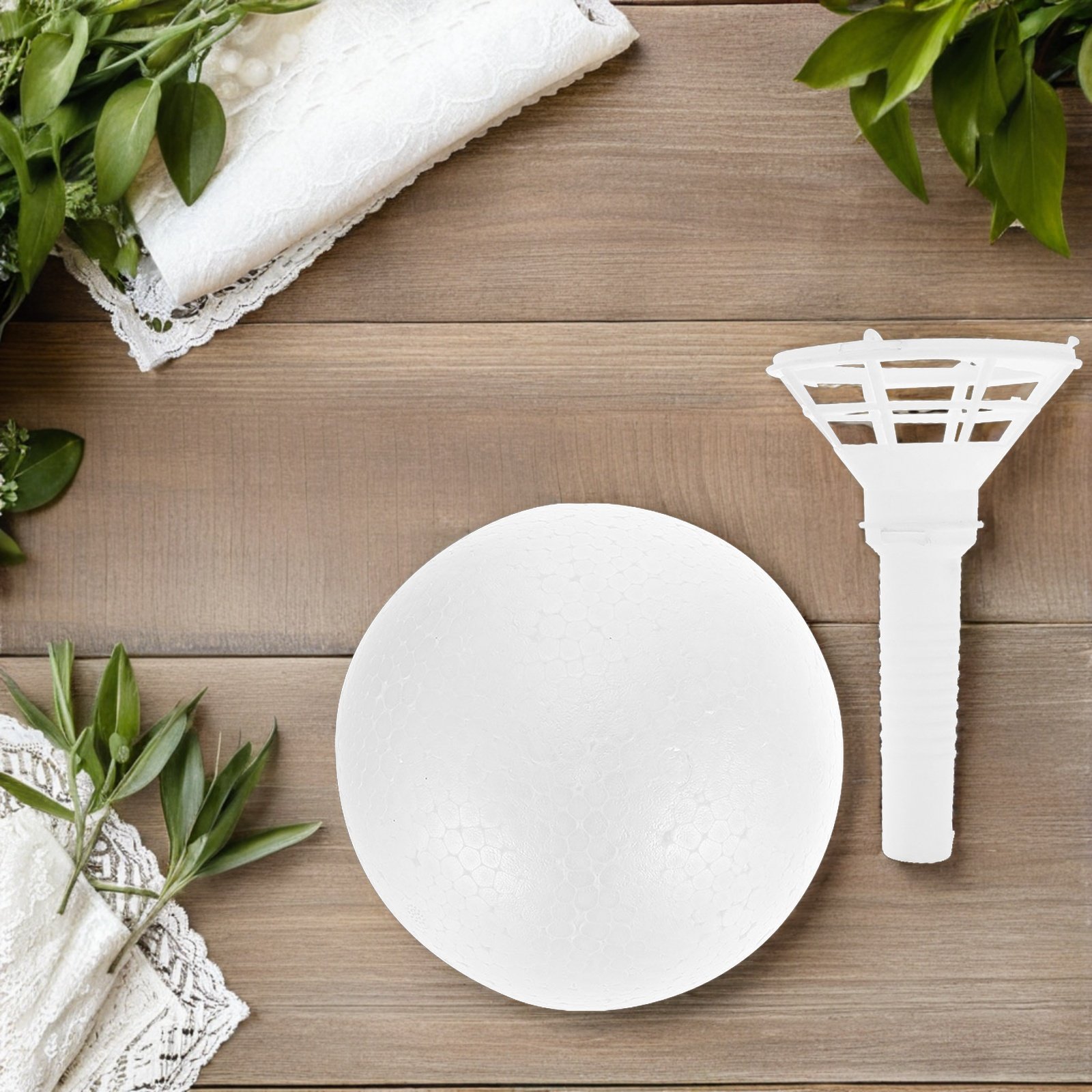 1Set Foam Bouquet Holder Brida - Wedding Decoration Supply 评论和价格