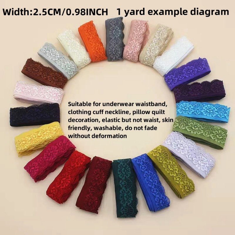 1/2/5 Yard 2.5cm Wide Cotton S - Wedding Water Supply 评论和价格