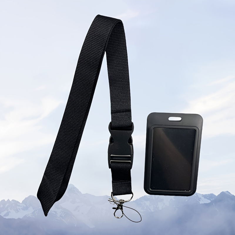 Black Neck Lanyard Badge Holde - Place Card Holder 评论和价格