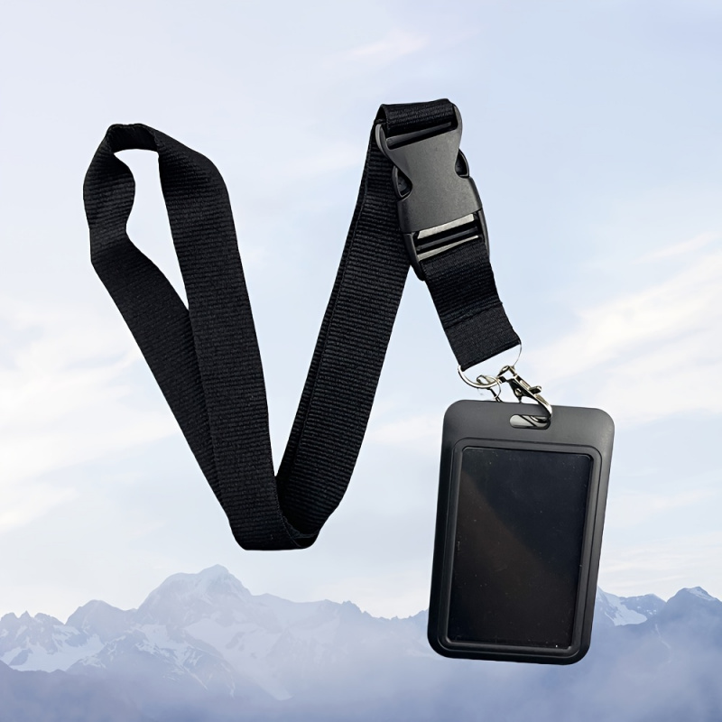 Black Neck Lanyard Badge Holde - Place Card Holder 评论和价格