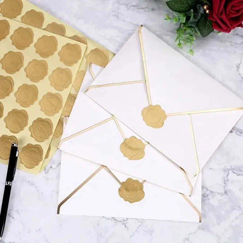 25/100Pcs Gold Embossed Heart  - Wedding Sutra 评论和价格