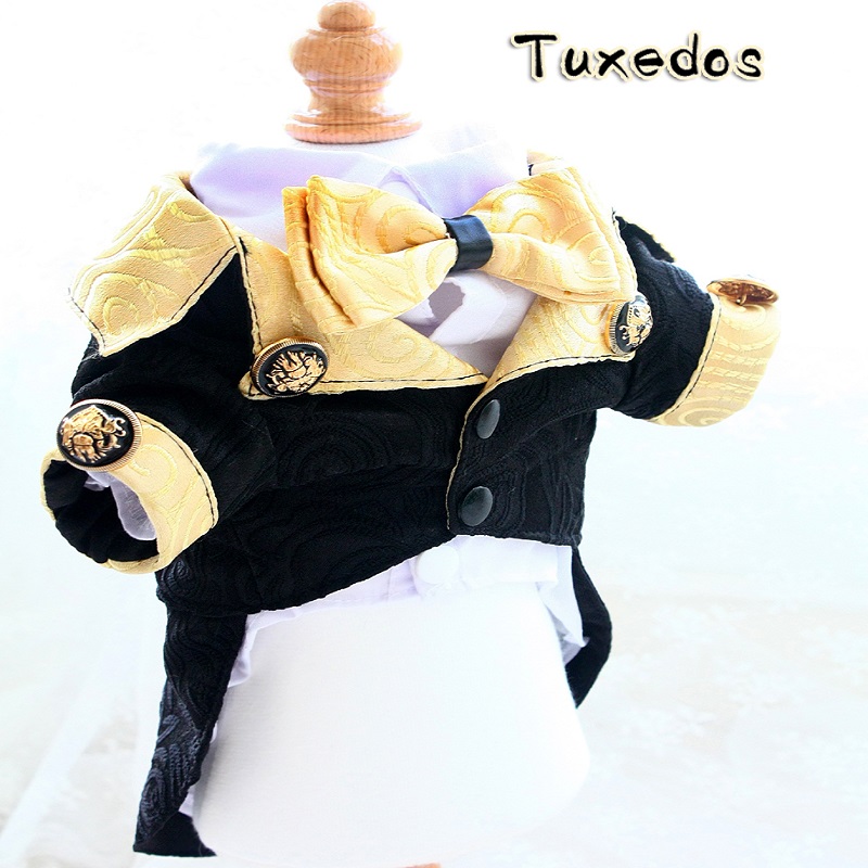 Handmade Dog Clothes Luxurious - Suitsupply Wedding Tuxedo 评论和价格
