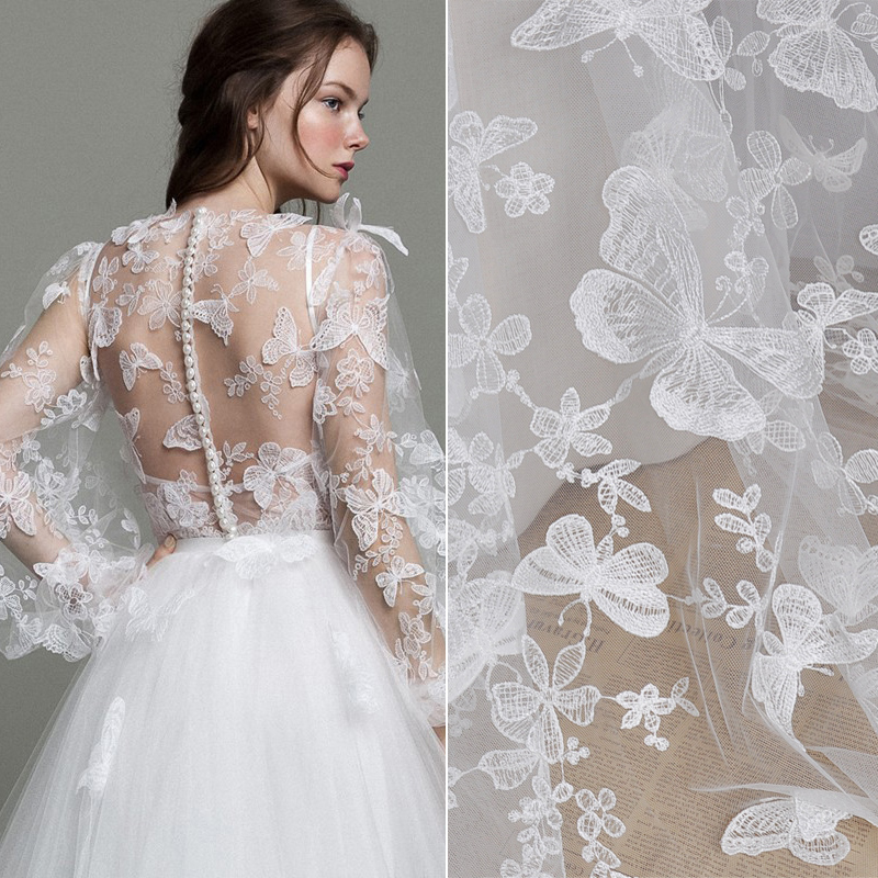 1 Yard 3D Butterfly Embroidery - Wedding Water Supply 评论和价格