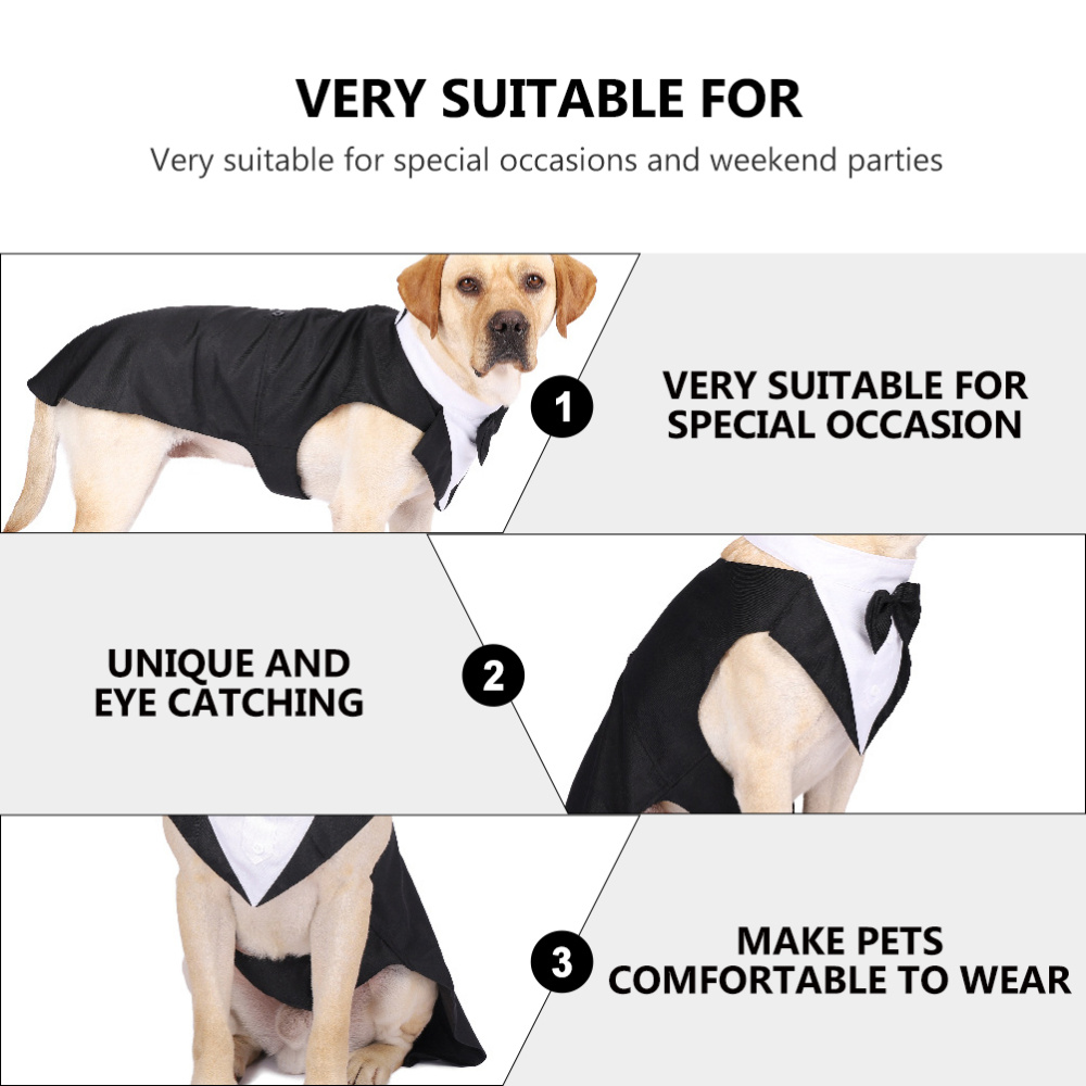 Pet Dog Clothes Fashion Party  - Suitsupply Wedding Tuxedo 评论和价格