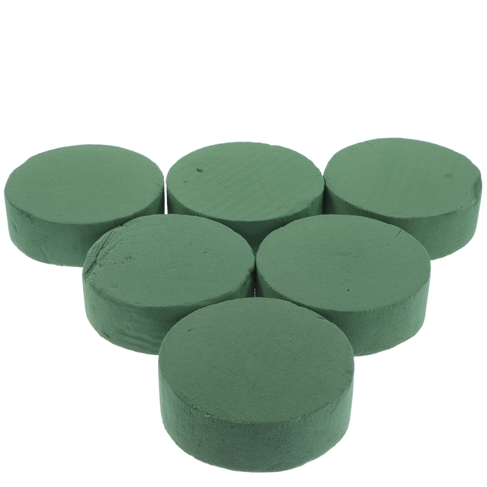 6Pcs Round Floral Foam Blocks  - Wedding Decoration Supply 评论和价格