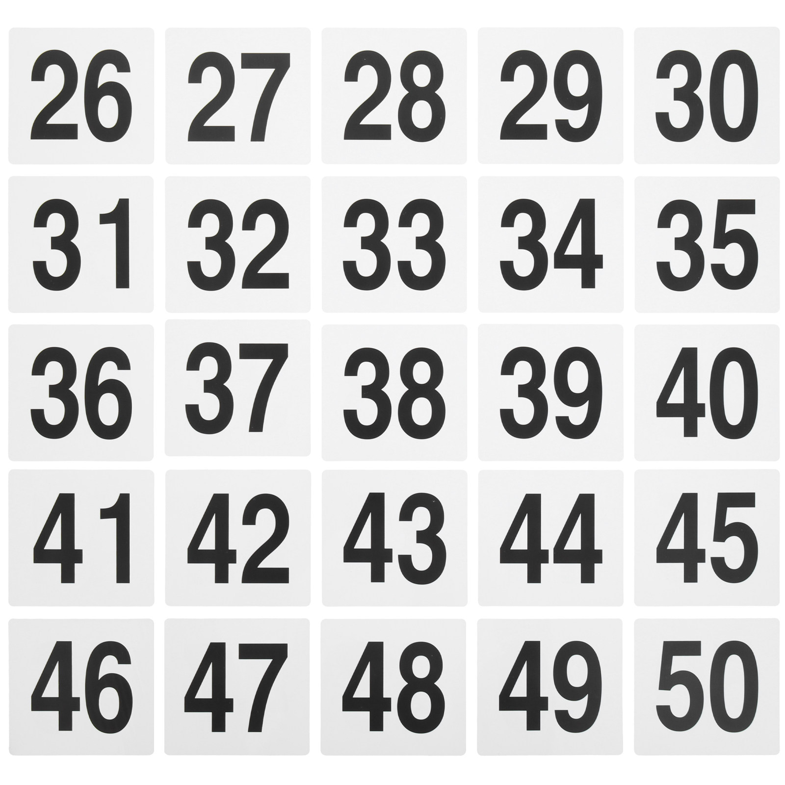 25Pcs Fine Workmanship Numbere - Wedding Solution 评论和价格
