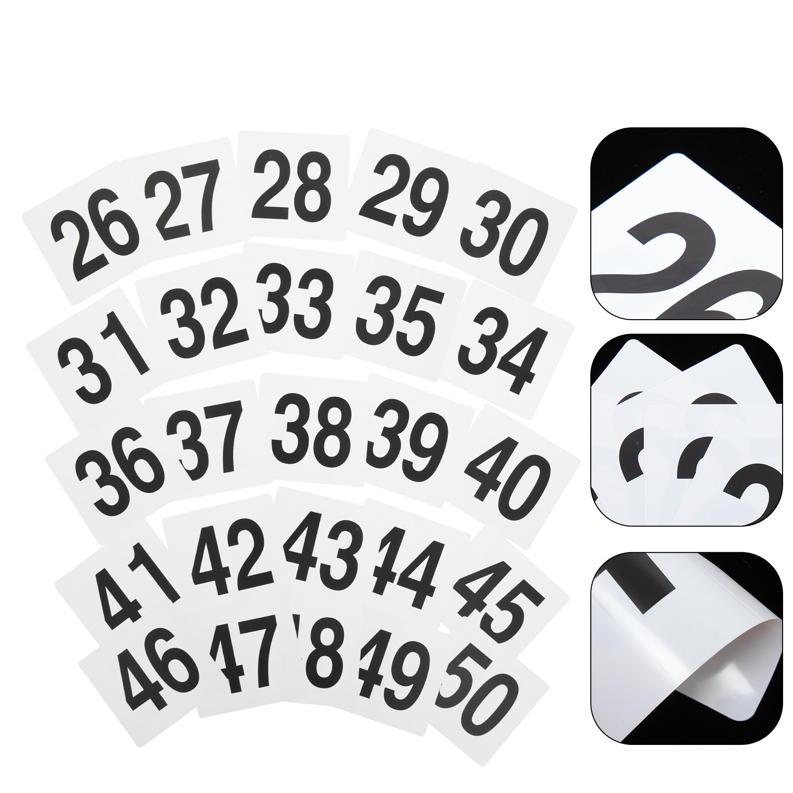 25Pcs Fine Workmanship Numbere - Wedding Solution 评论和价格