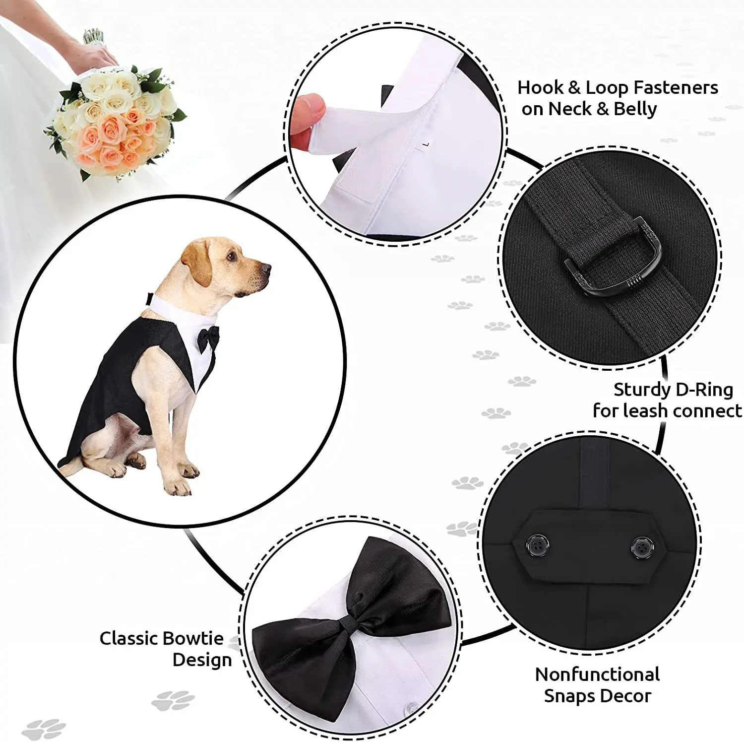 Pet Dog Clothes Fashion Party  - Suitsupply Wedding Tuxedo 评论和价格