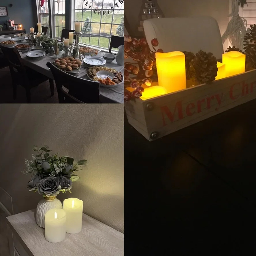 Flameless Flickering LED Candl - Wedding Power Supply 评论和价格